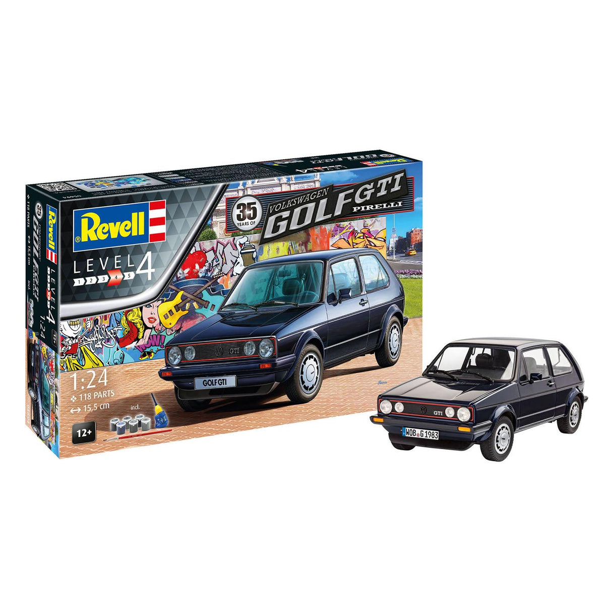 Revell Gift Set Volkswagen Golf GTI Pirelli Model Construction