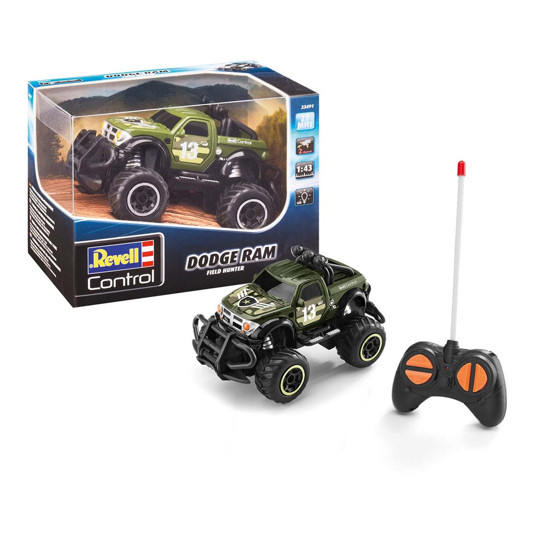 Revell rc kontrolbil - dodge ram field hunter