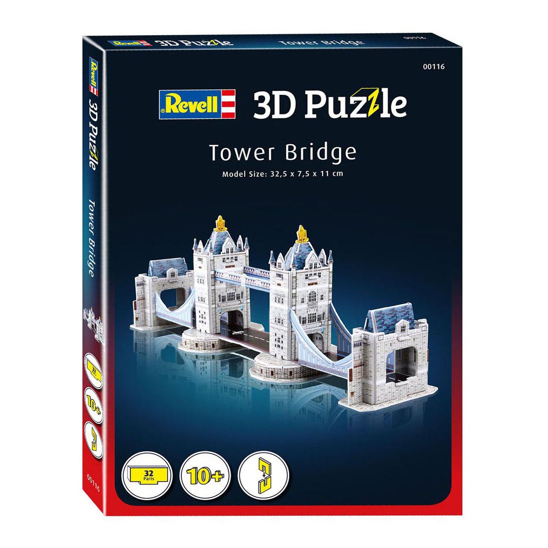 Revell 3D puslespil byggesæt - tårnbro 32 stk.