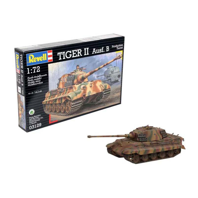 Revell modelsæt - tiger ii ausf. b 1:72 - 144 stk.