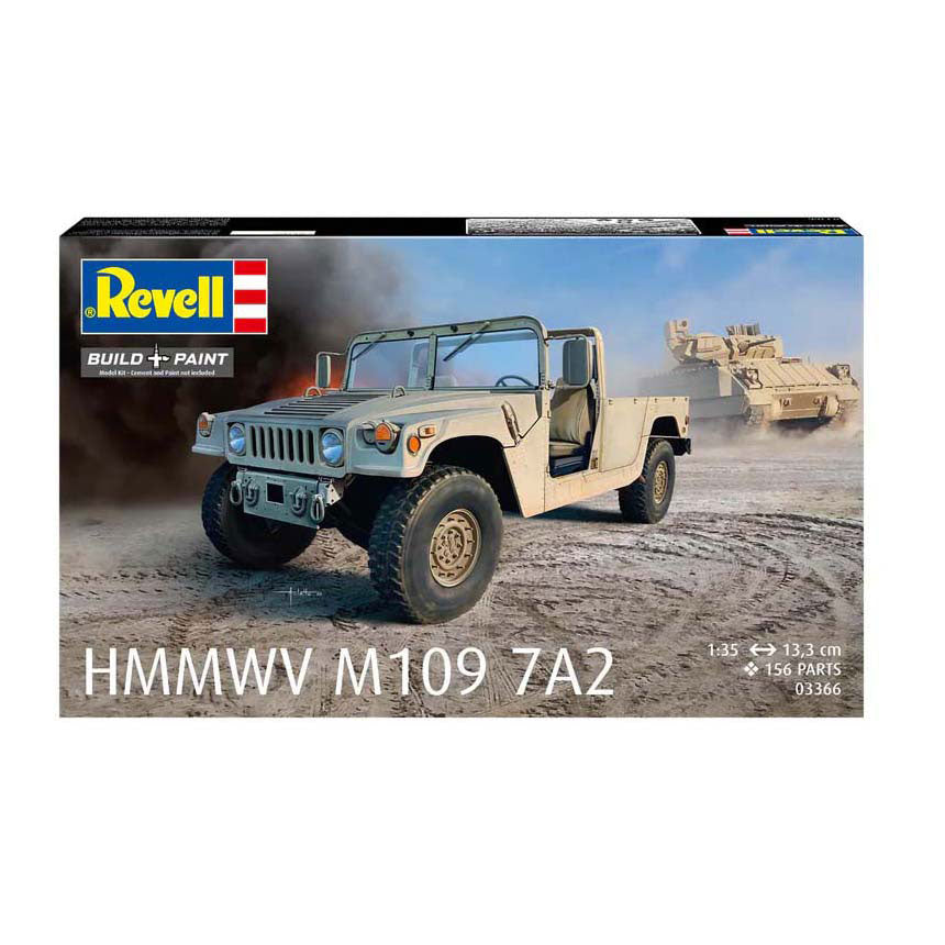 Revell modelsæt - hmmwv m109 7a2 1:35 - 156 stk.