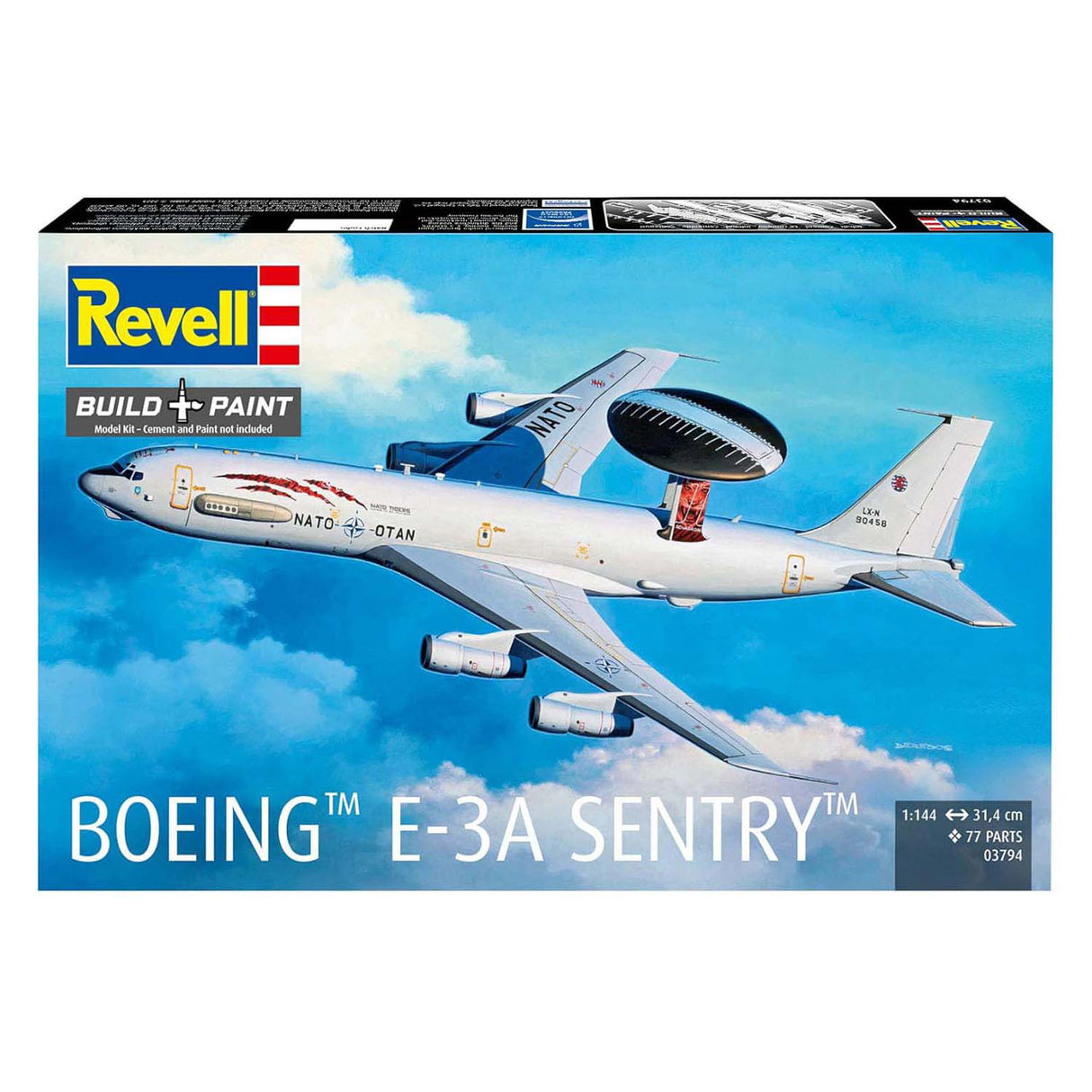 Revell modelsæt - boeing e-3a vagtpost