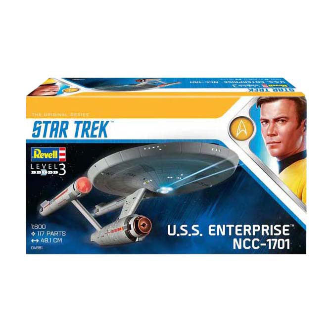 Revell modelsæt - u.s.s. enterprise ncc-1701 1:600 - 117 stk.