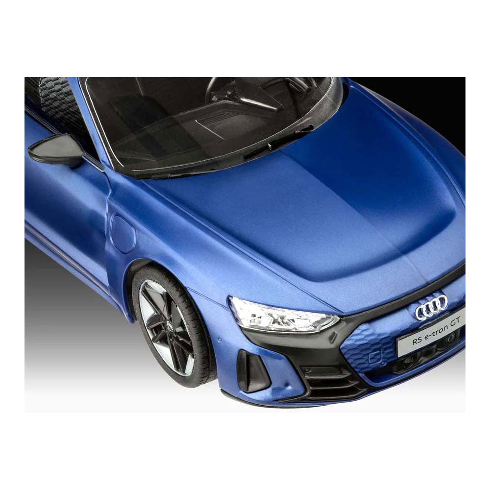 Revell modelsæt bil - 07698 audi e-tron gt - let klik plastik - 1:24 - modelfremstilling