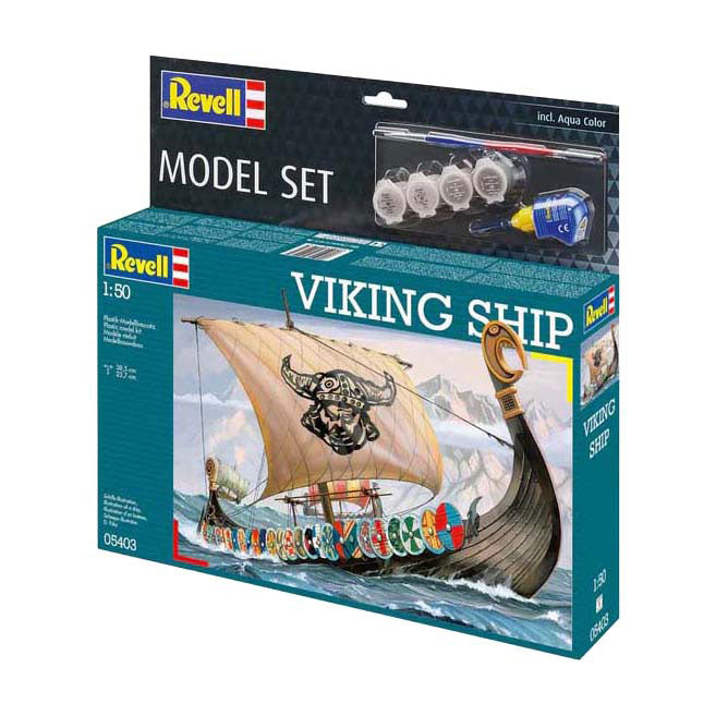 Revell modelbyggesæt - vikingeskib 1:50