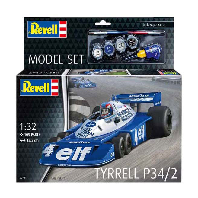 Revell modelsæt - dæk p34 2 1:32 - 105 stk. - inkl. grundlæggende malingsfarver