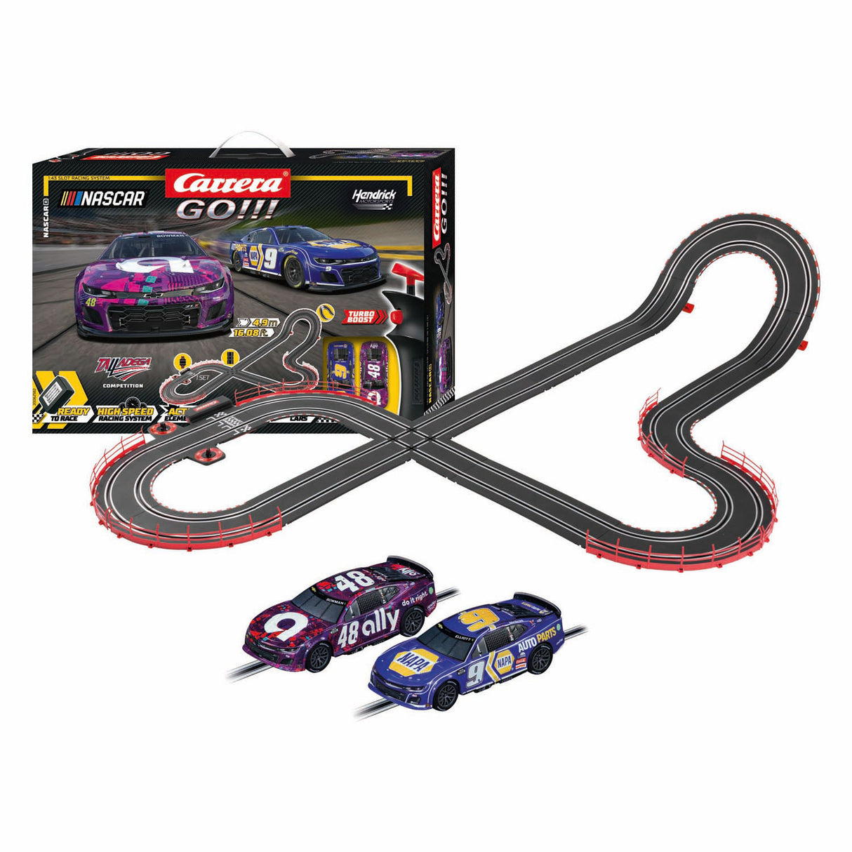 Carrera gå!!! racerbane - nascar talladega konkurrence