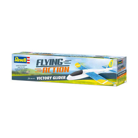Revell modelbyggesæt fly - 24331 flying action victory svævefly - flystyrofoam byggesæt - - modelfremstilling