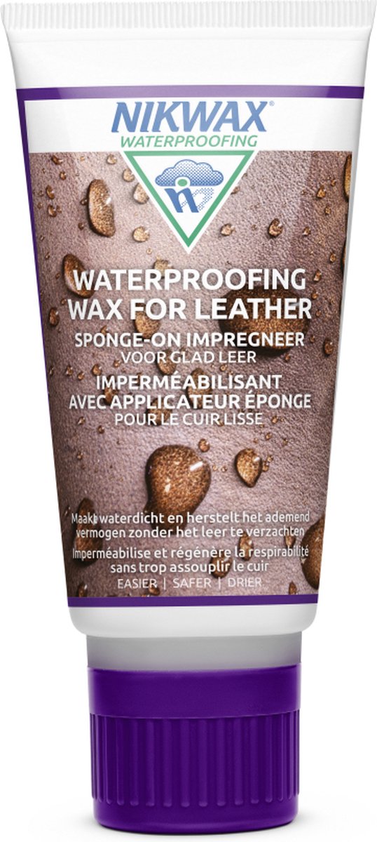 Nikwax vandtætningsvoks til læder 100ml