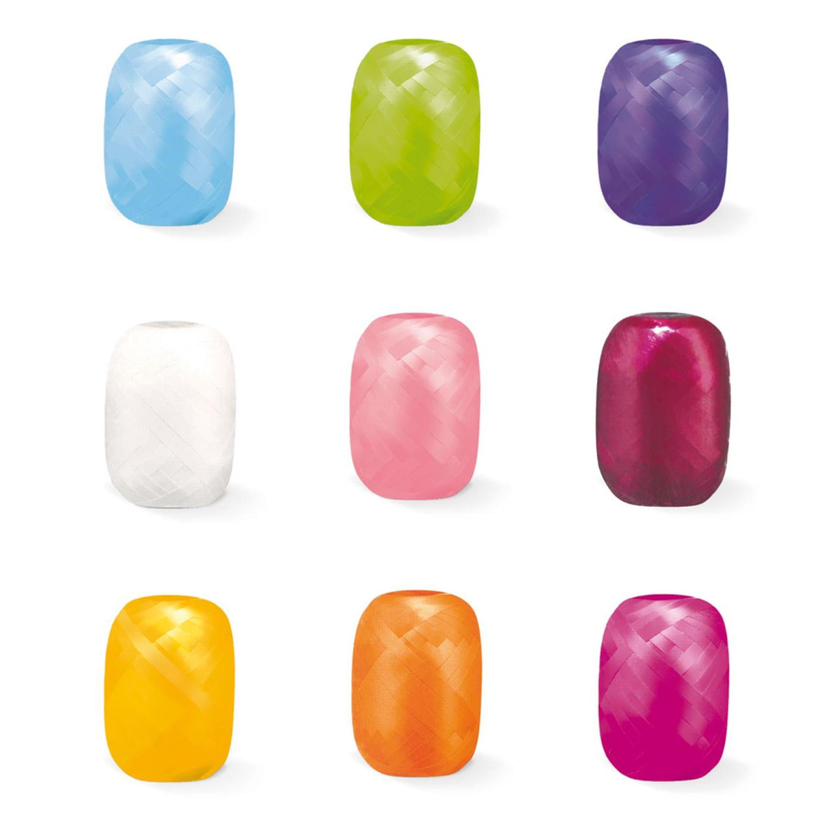 Globos krøllebånd 20mx5mm pakke med 24 ruller i assorterede farver