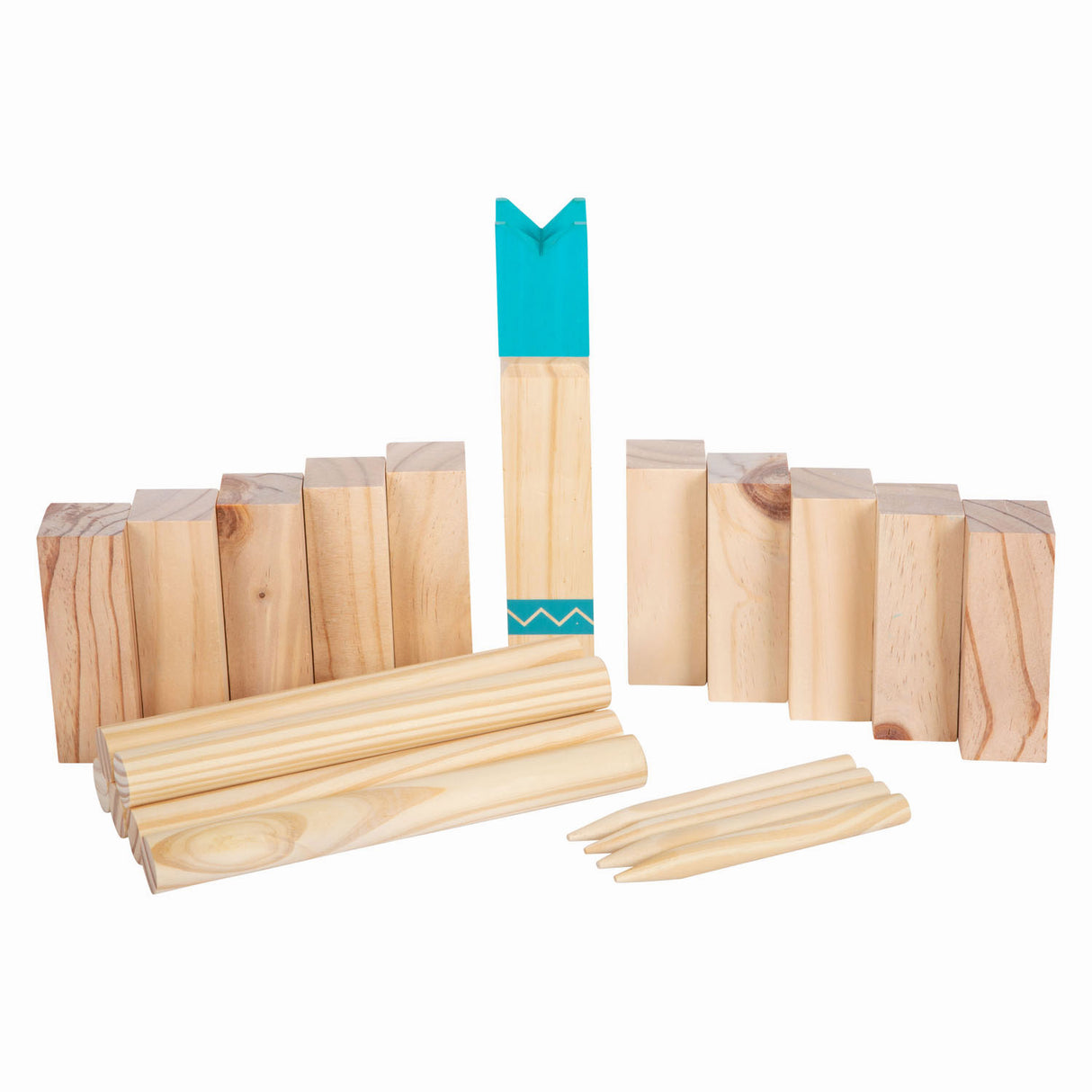 Lille fod - Wood Kub Compact Throwing Game, 21dlg.
