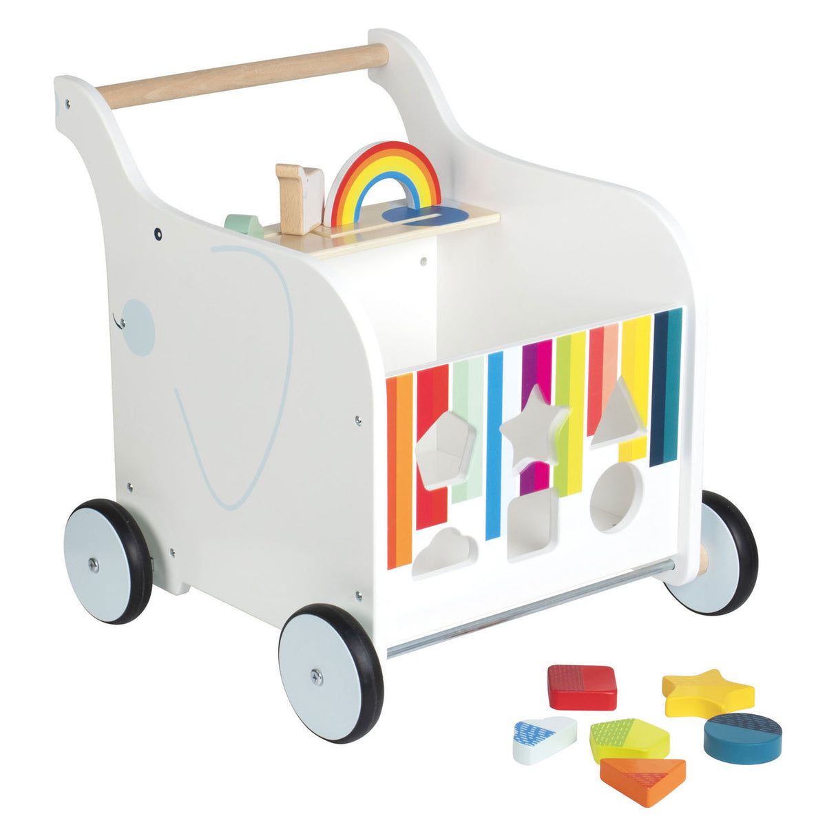 Lille fod - Baby Walker Toy Box Elephant