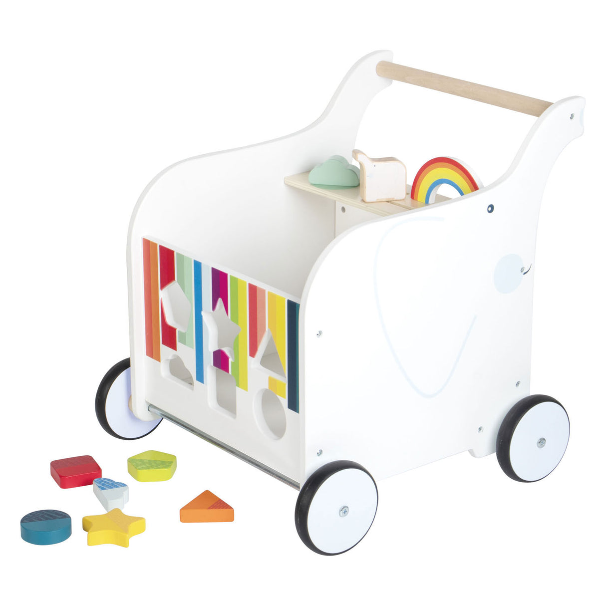 Lille fod - Baby Walker Toy Box Elephant