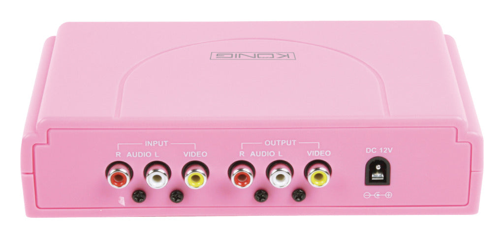 K ouml;nig könig hav-km11p karaoke mixer pink