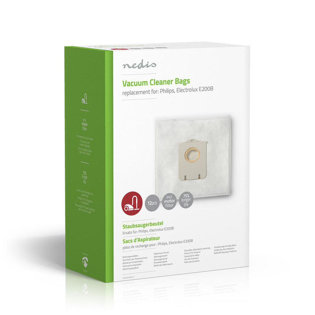 Nedis dubg220aep12 støvsugerpose philips, electrolux e200b