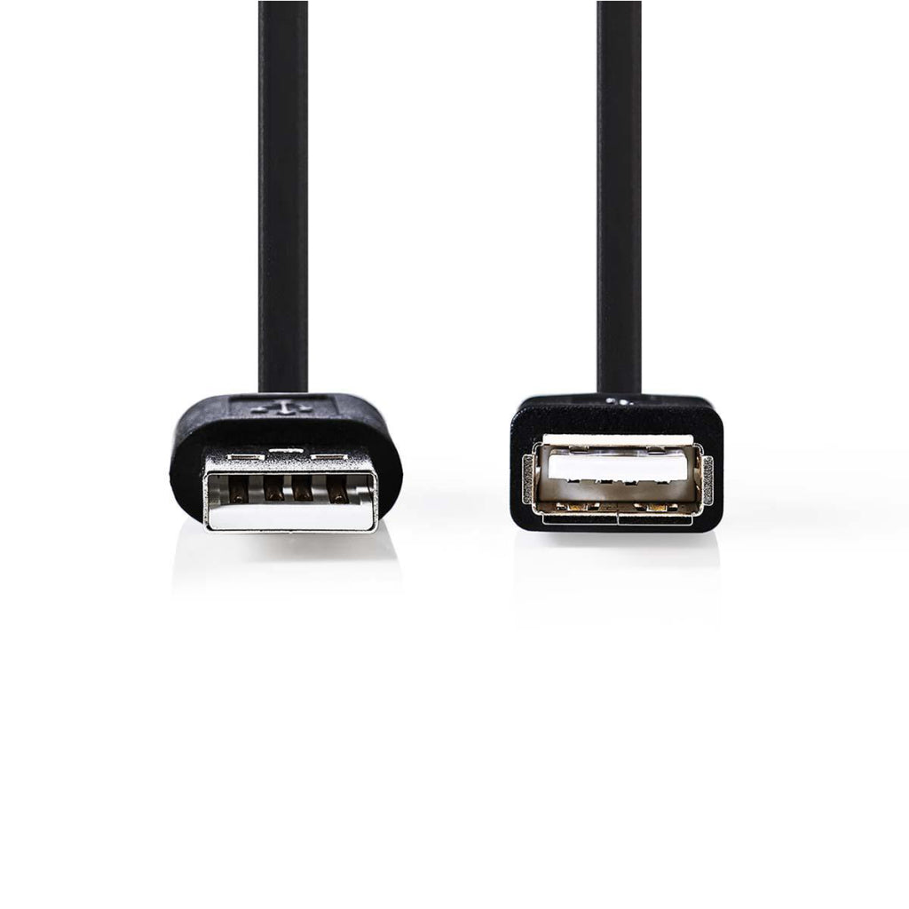 Nedis ccgt60010bk30 kabel usb 2.0 a han - usb en hun 3.0 m sort