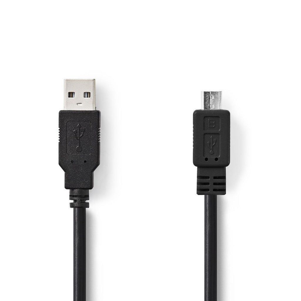 Nedis ccgt60500bk20 kabel usb 2.0 a han - micro b han 2.0 m sort