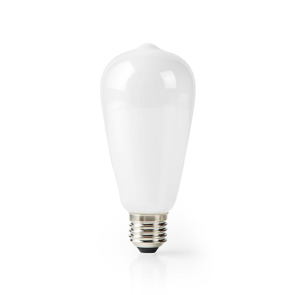 Nedis wifilf11wtst64 wi-fi smart led lampe e27 st64 5 w 500 lm hvid