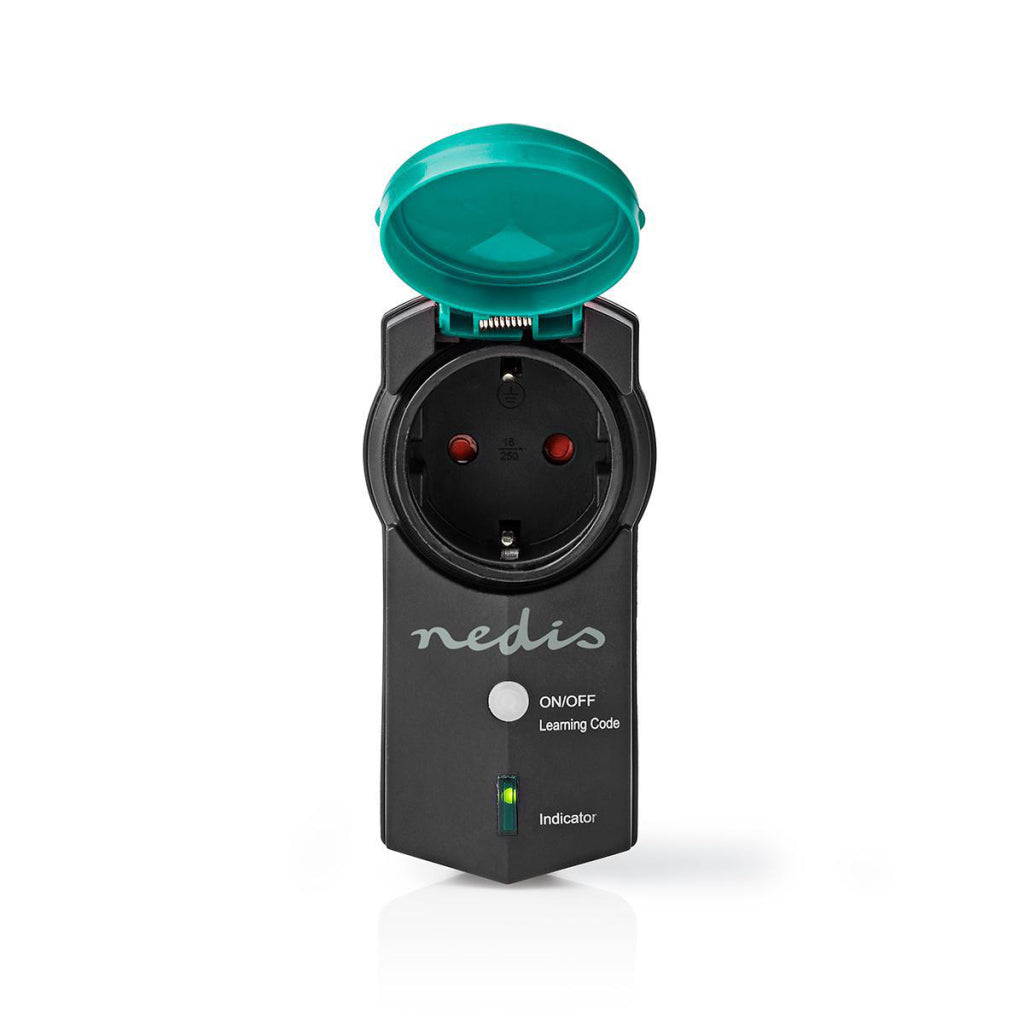Nedis RFPOM120FBK RF Smart Plug Outdoor IP44 On Off RF Mesh Range Extender Schuko Type F 3680 W