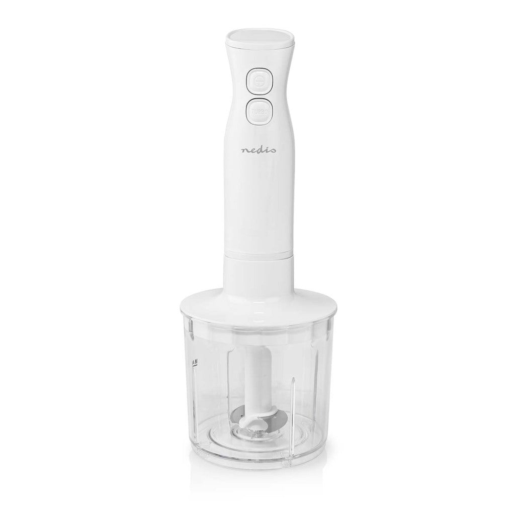 Nedis KAHB120CWT Stavblender 400 W Hastighedsindstillinger: 2-trins Hakkemaskine Hvid
