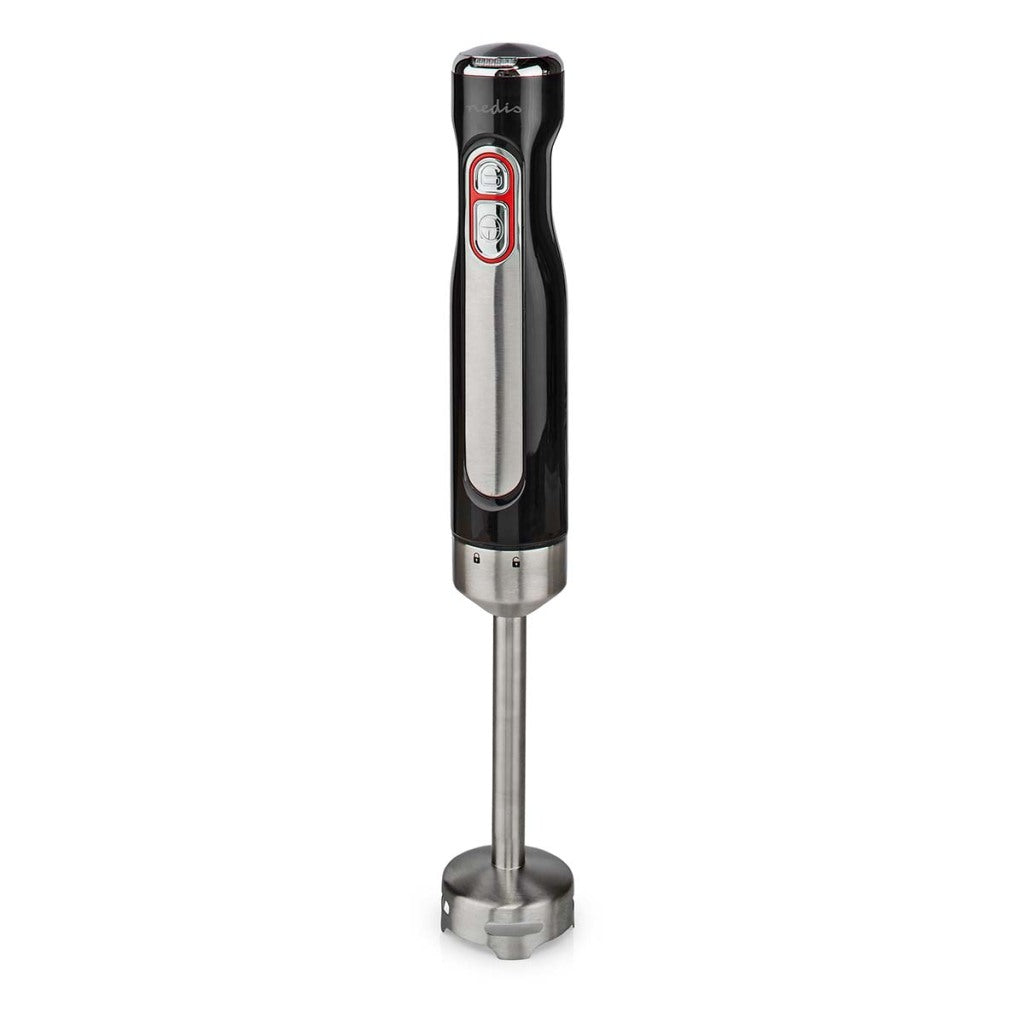 Nedis kahb600bk stavblender 100w sølv sort