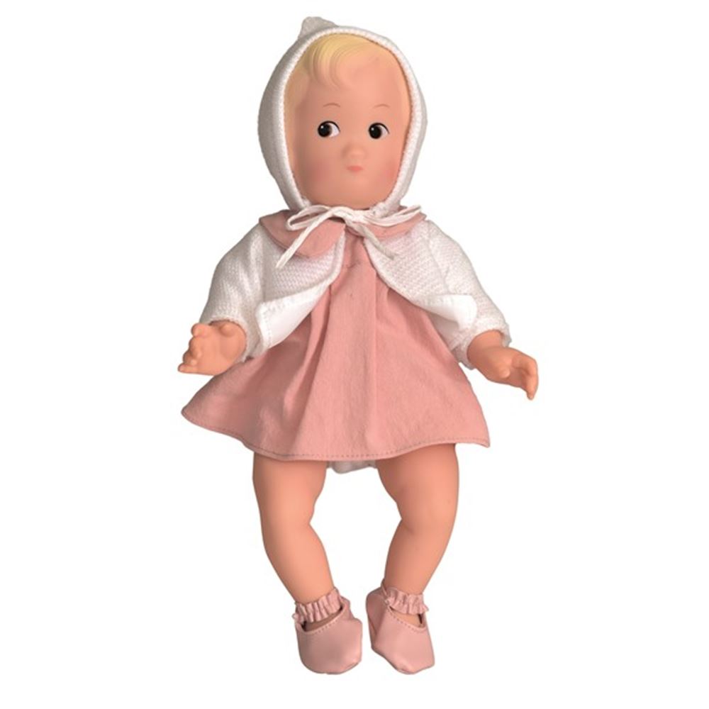 Baby dukke Susan. 32 cm. håndmalet.1+