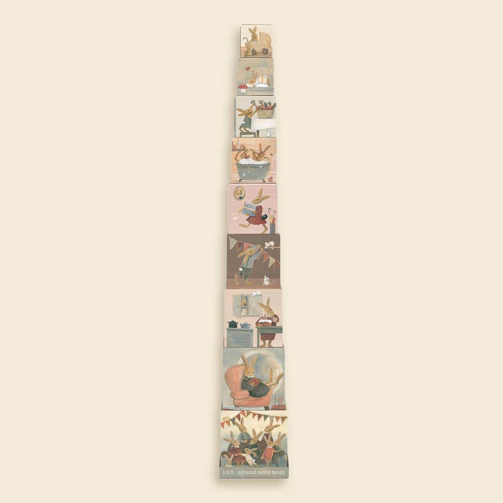 1.2.3 kanin familie stable pyramide