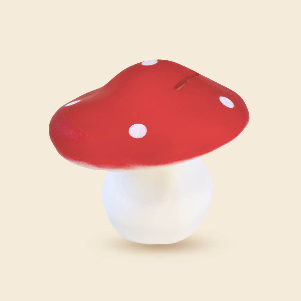 Egmont sparekasse champignon rød. 11 cm.