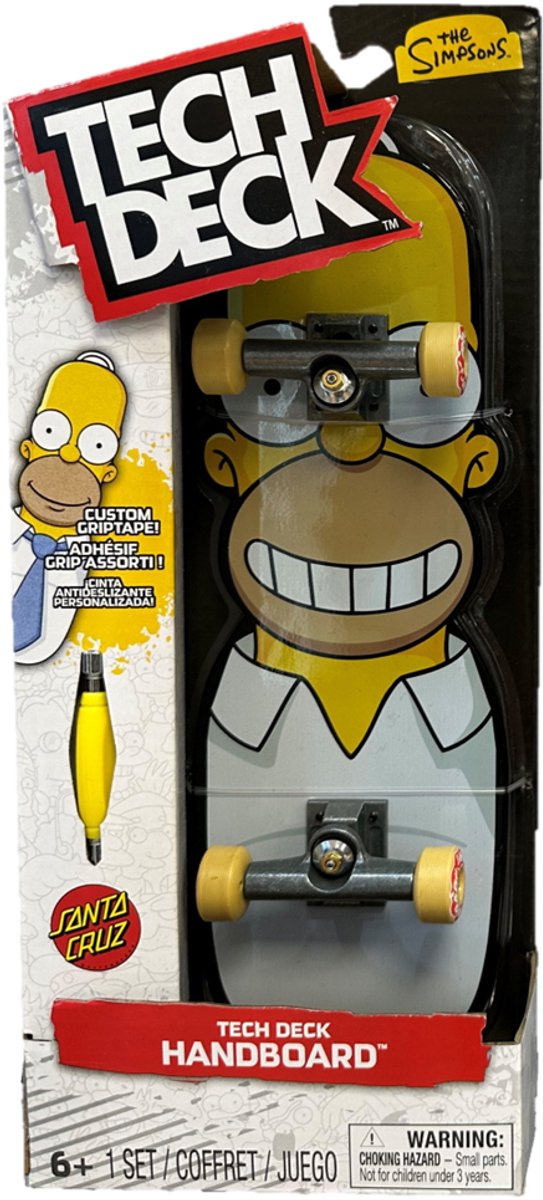 Teknisk dæk, simpsons håndbræt, autentiske mini skateboards (kun til håndbrug)