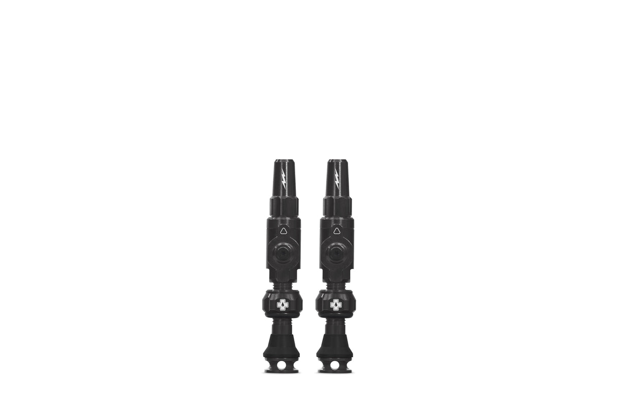 Muc-off tubeless ventil big bore lite lille sort fransk presta ventil 30mm