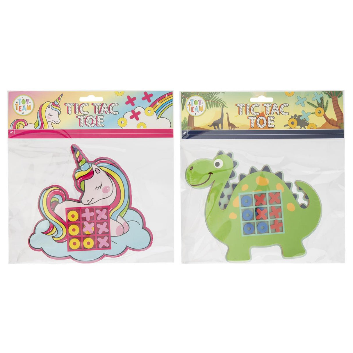Moxy tic tac toe spil enhjørning eller dino