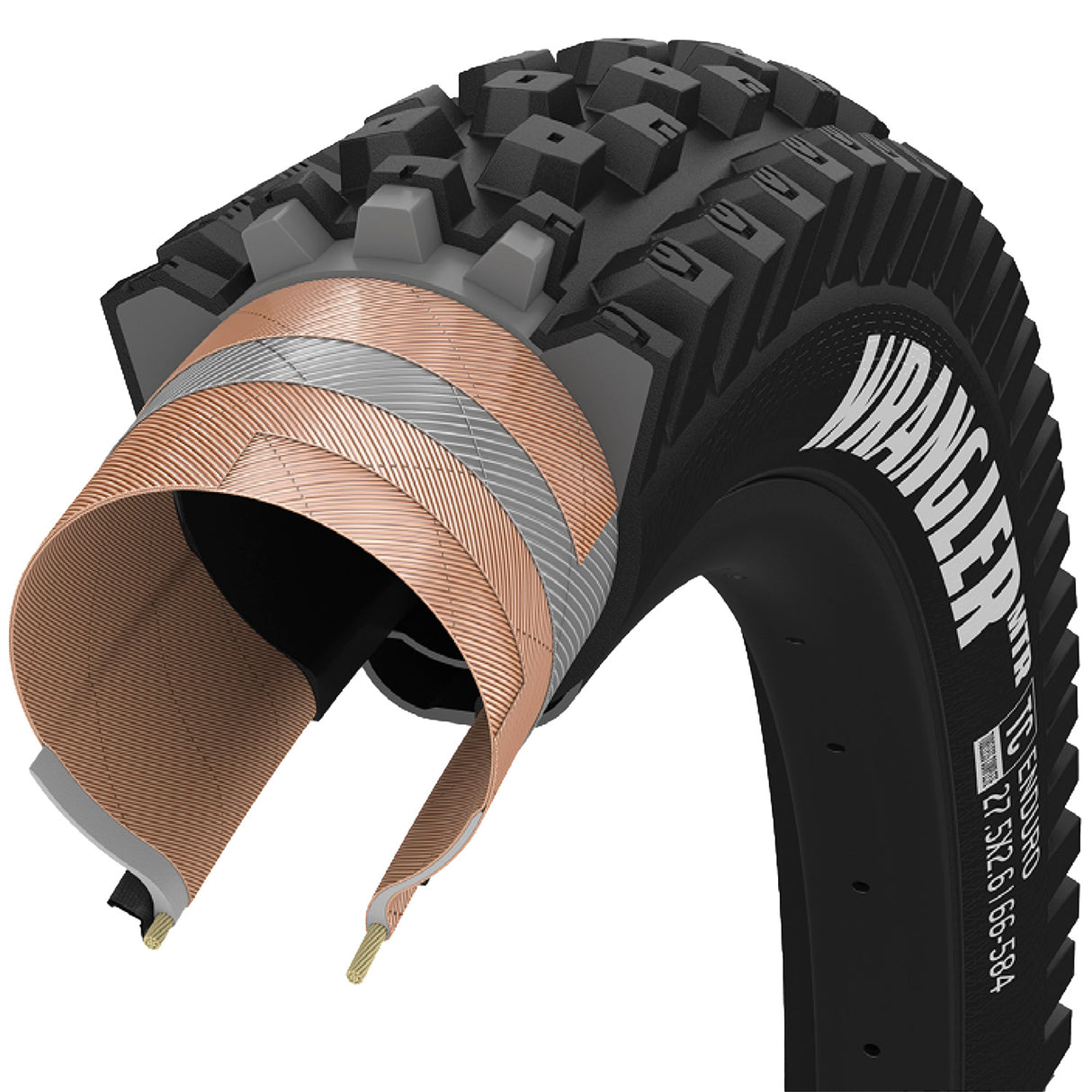 Goodyear wrangler mtr enduro foldedæk