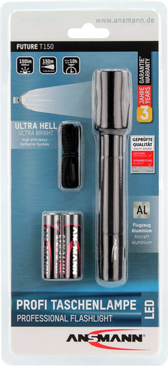 Ansmann arbejdslygte il300r led arbejdslampe - genopladelig - 325 lumen - 6500 k
