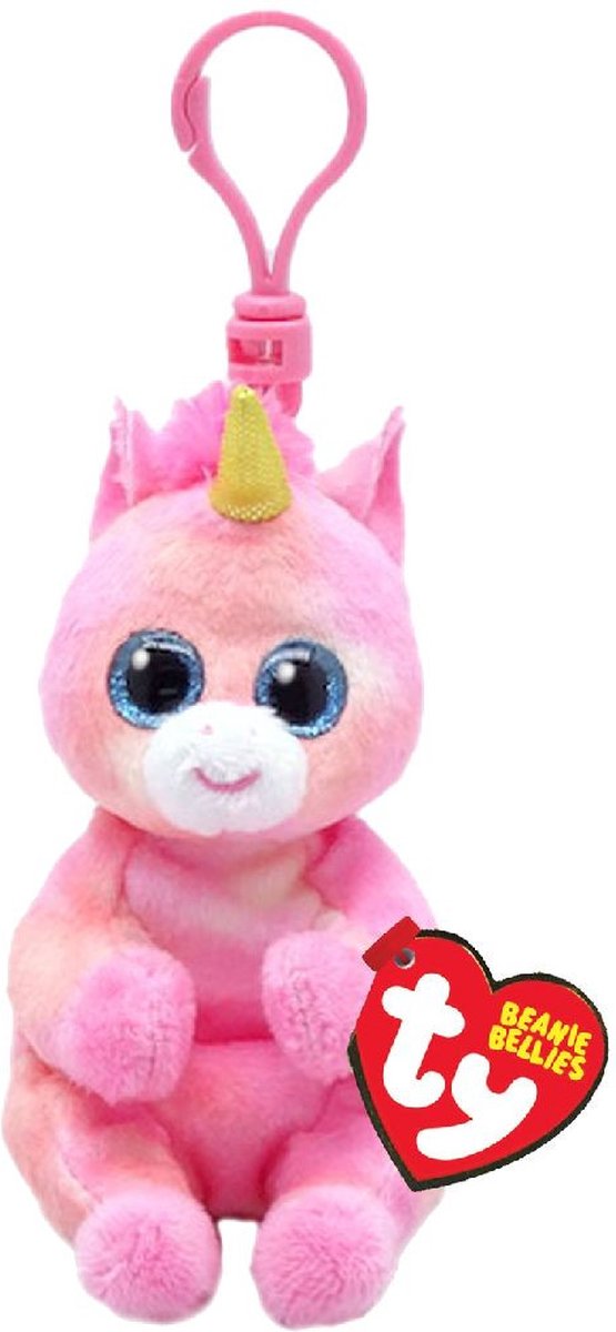 Ty beanie baby maver klip krammelegetøj enhjørning skylar 10 cm
