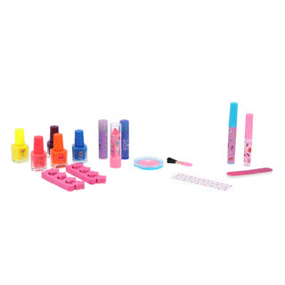 Opret det! Skønhedsmake-up boks neon glitter