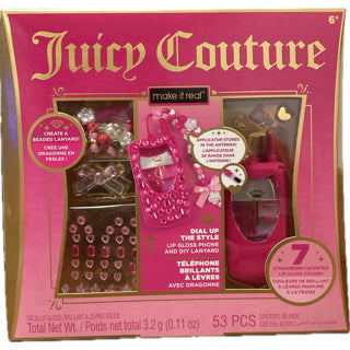 Juicy couture lipgloss telefon og neglesæt | 3 stk