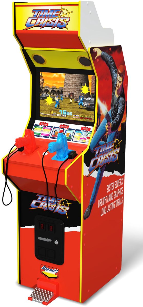 Arcade1up - time crisis deluxe arkadeskab