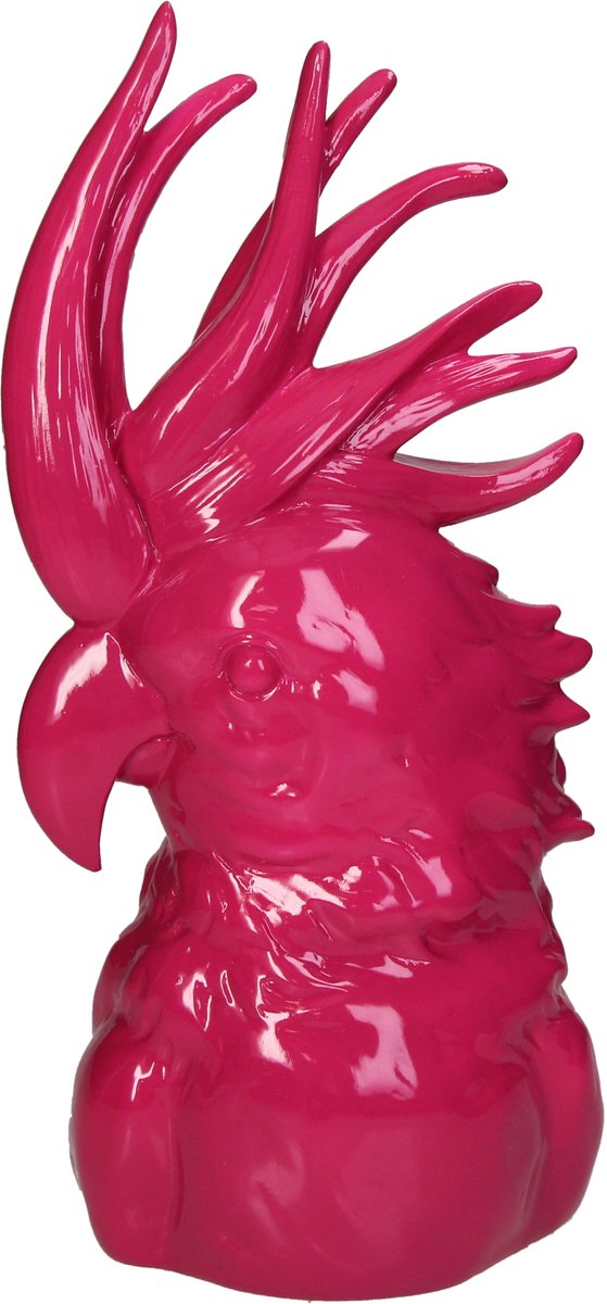 Hd collection ornament kaketoe polyresin 17x12,6x33,3cm