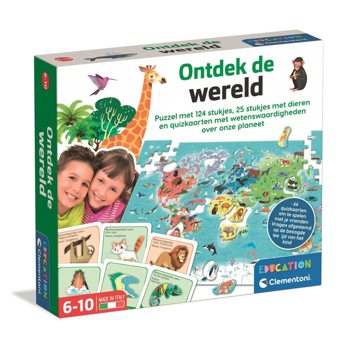 Clementoni-uddannelse - opdag verdenspuslespillet