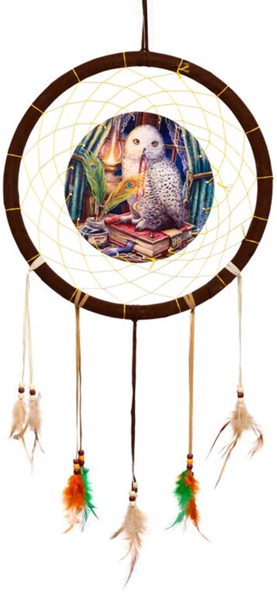 Puckator drømmefanger - lisa parker keeper of spells owl - 33cm