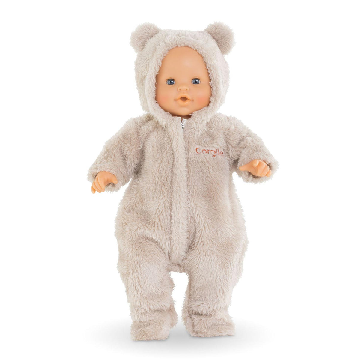 Corolle dukkebjørnedragt - babydukketøj 36cm - blødt og sødt.
