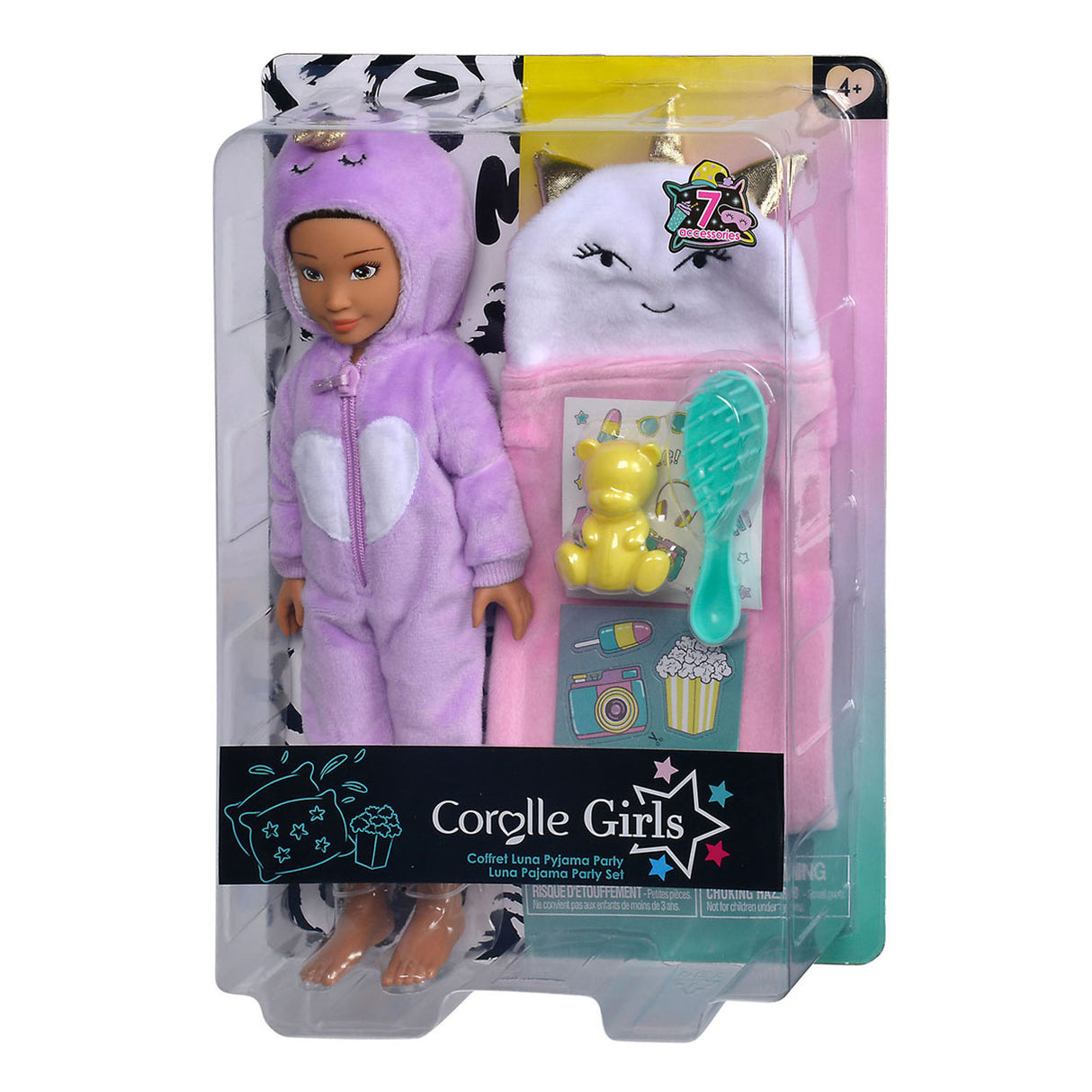 Corolle piger - modedukke luna pyjamas festsæt