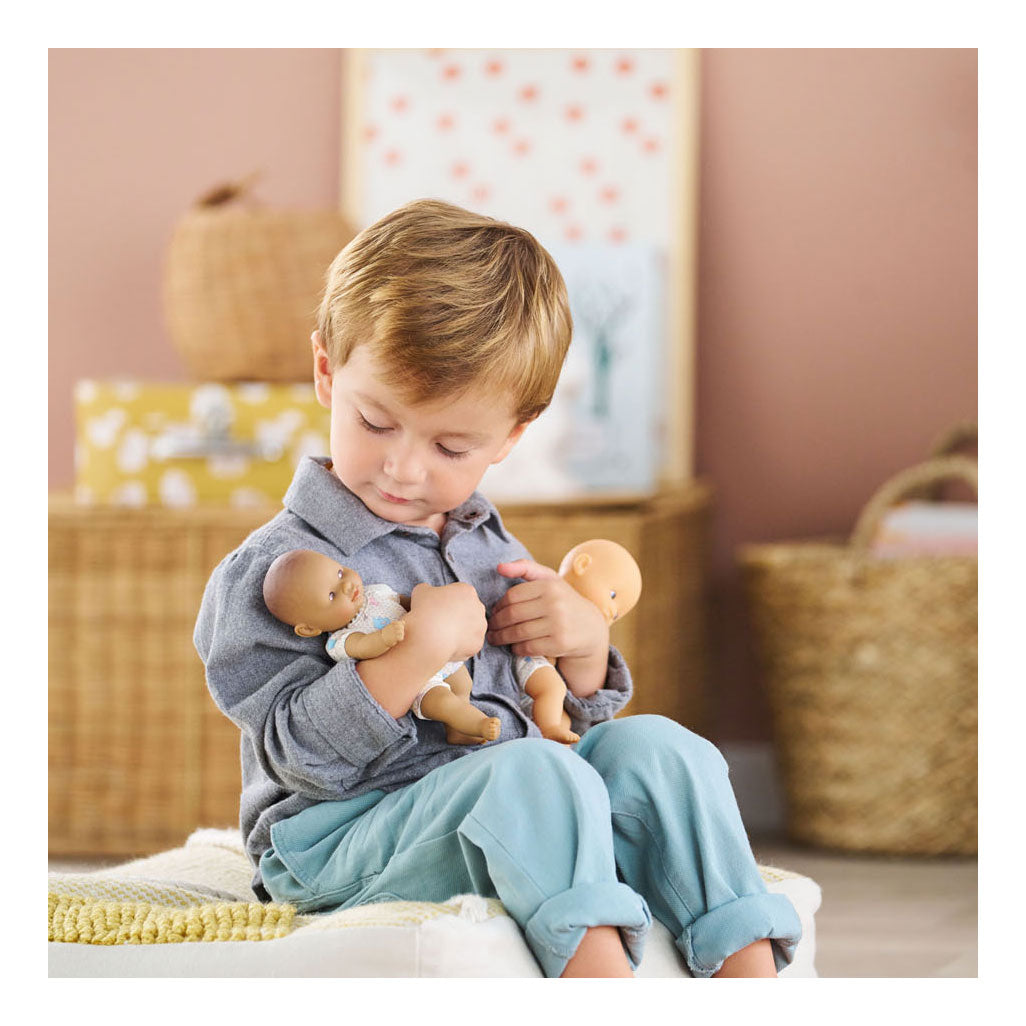 Corolle baby dukke mini calin kanin brune øjne 20cm - dukke til børn.
