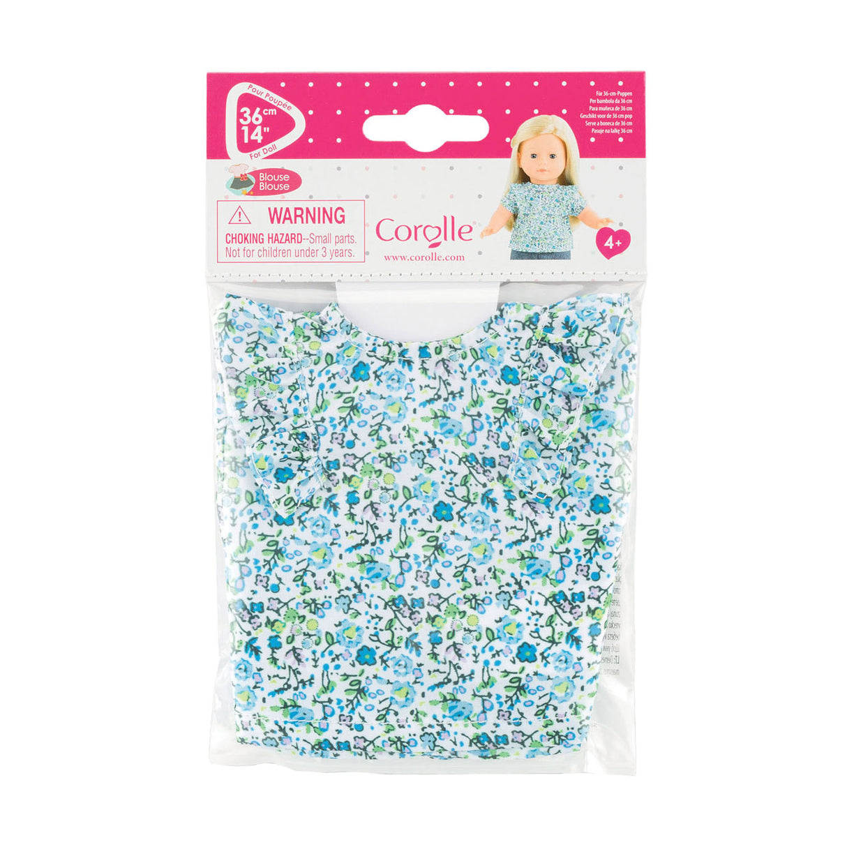 Corolle Ma bluse blomster, 36 cm