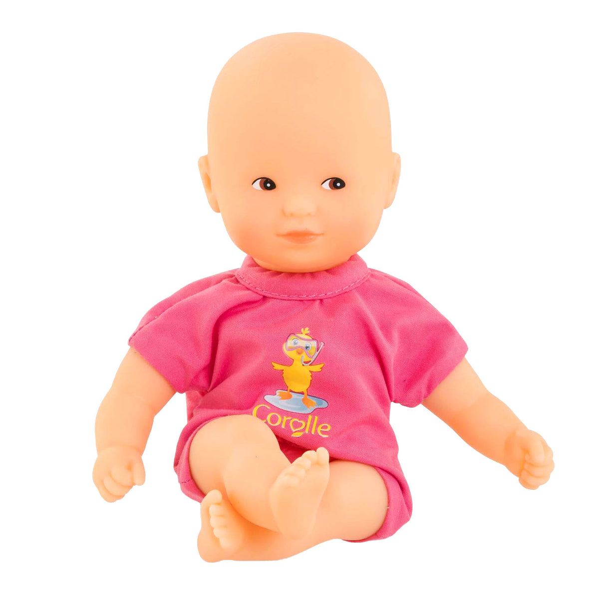 Corolle baby dukke badelegetøj pink 20cm - mini bain dukke til vandsjov.