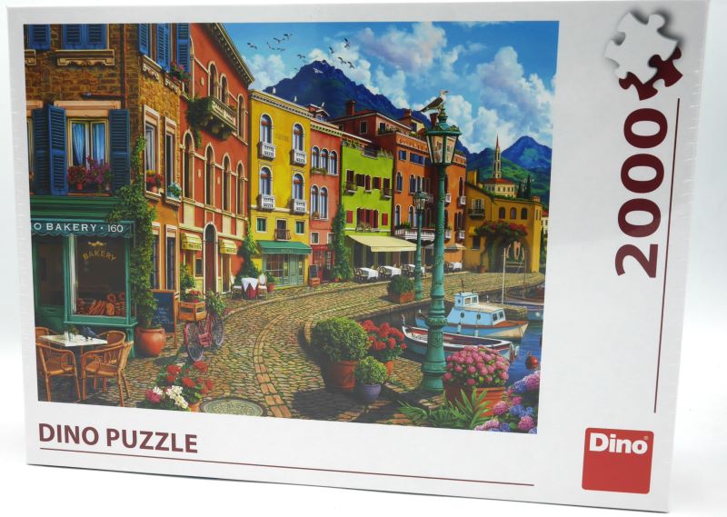 Dinotoys dino puslespil fra eftermiddagens siesta street - 2000 brikker