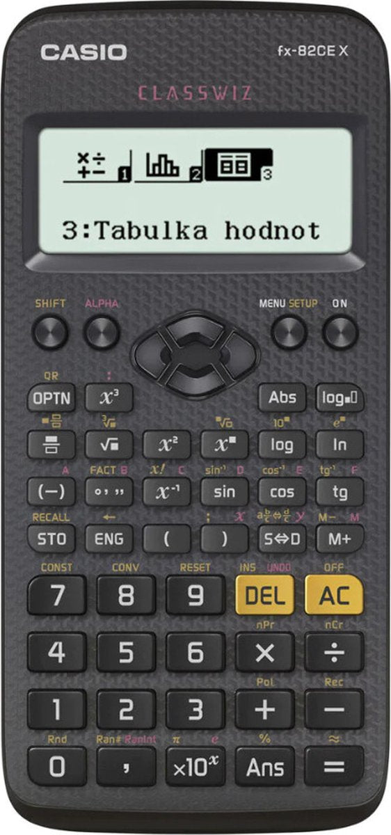 Casio fx-82cex - skoleberegner - videnskabelig - plastik - sort