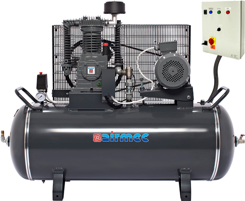 Airmec compressor cft307+sd 7.5pk 400v 300ltr 15bar