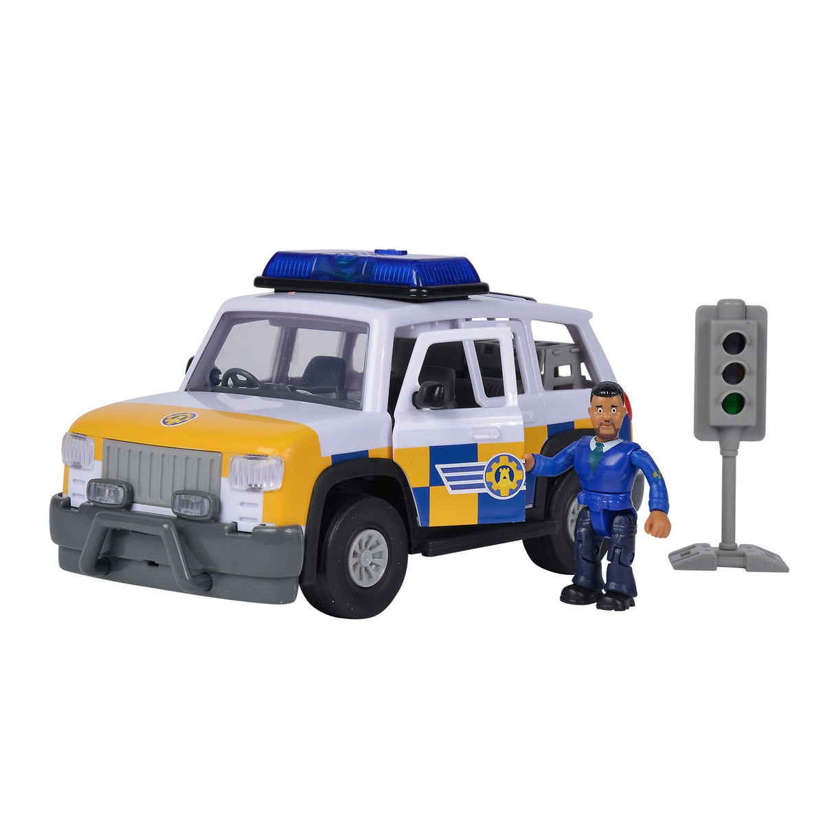 Simba Fireman Sam Police Auto 4x4 med figur