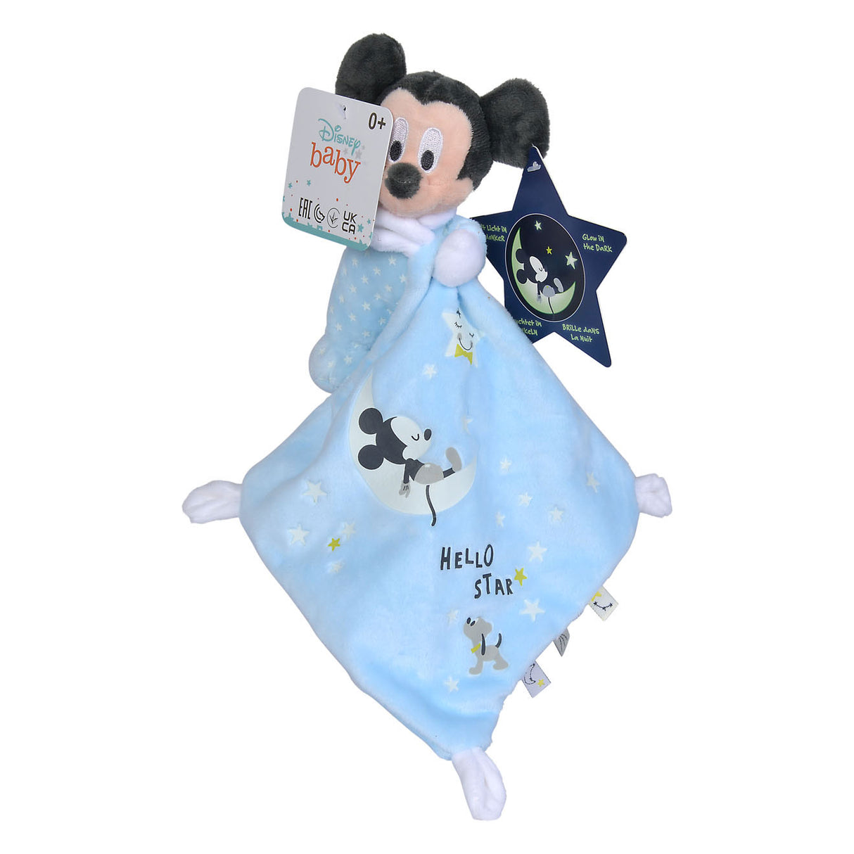 Simba disney mickey mouse glød i det mørke doudou stjerneklædte kælehåndklæde